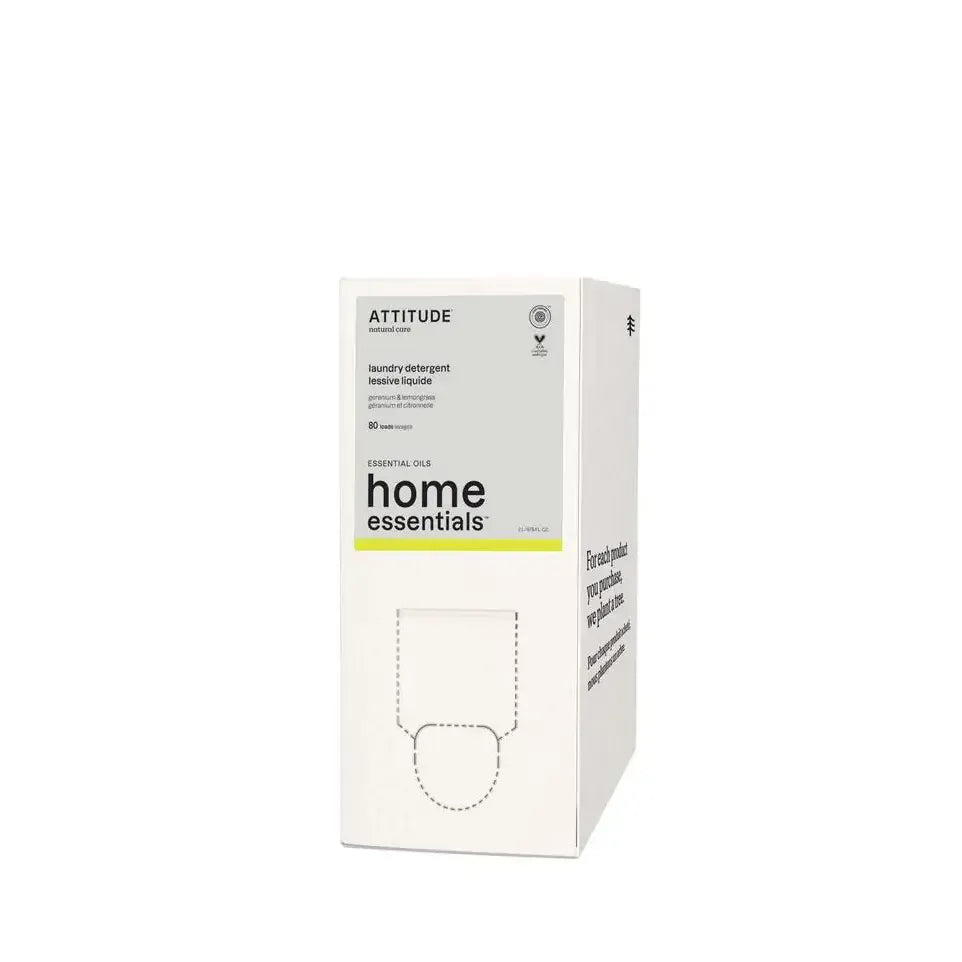 Attitude Home wasmiddel geranium & citroengras 2 liter