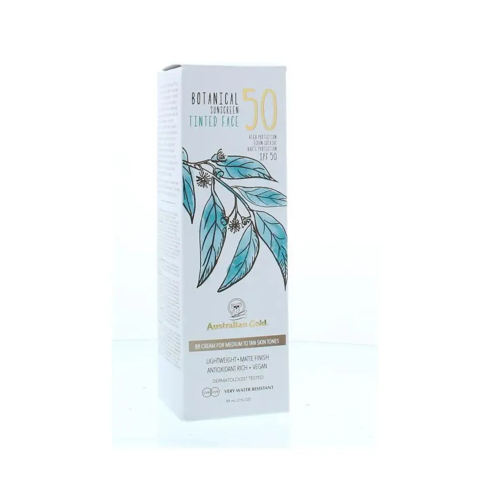 Australian Gold Botanical tinted face - medium tan SPF50 89 ml
