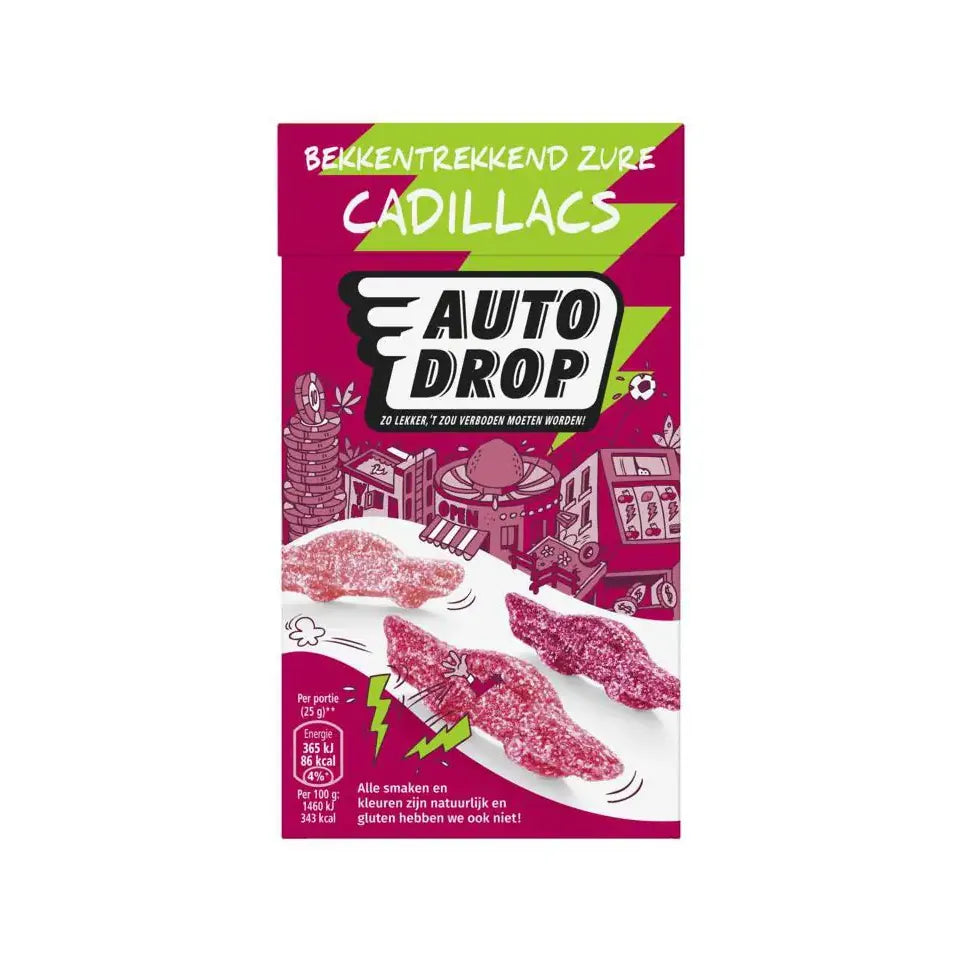 Autodrop Mixdoos zure cadillac 270 gram