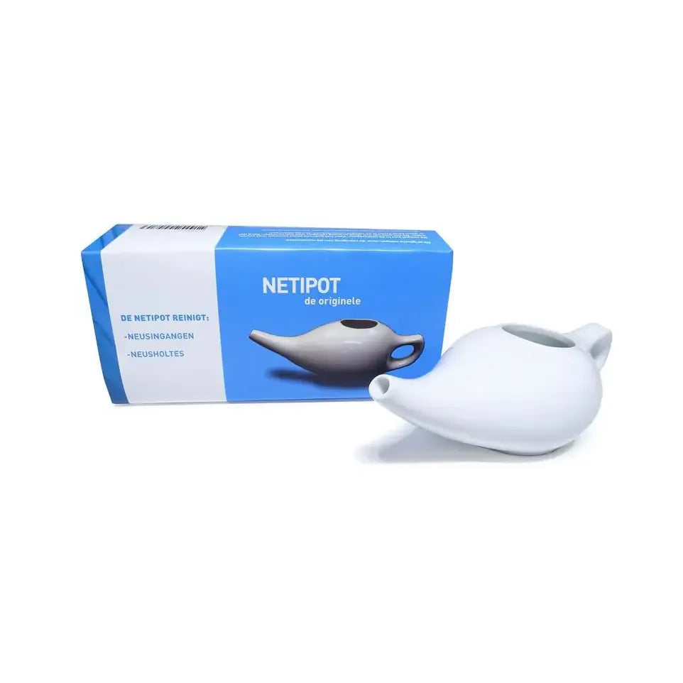 Ayurveda Health Neti pot aardewerk wit