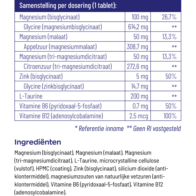Vitakruid Magnesium sport 90 tabletten