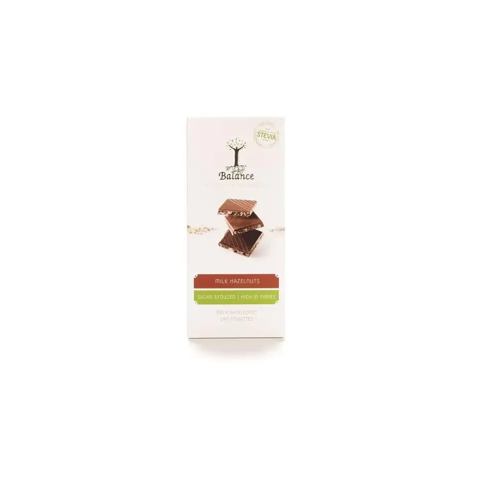 Balance Choco stevia tablet melk hazelnoot 85 gram