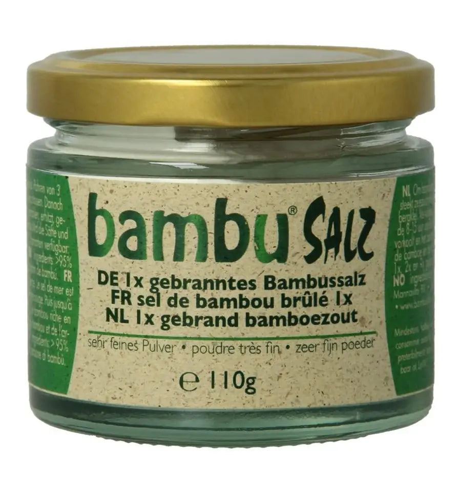 Bambu Salz Bamboezout zeer fijn 1x geroosterd 110 gram
