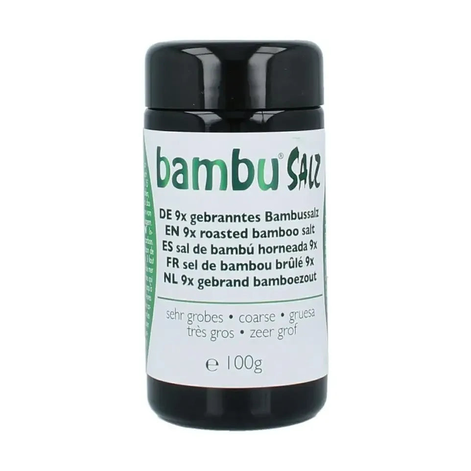 Bambu Salz Bamboezout zeer grof 9x gebran 100 gram