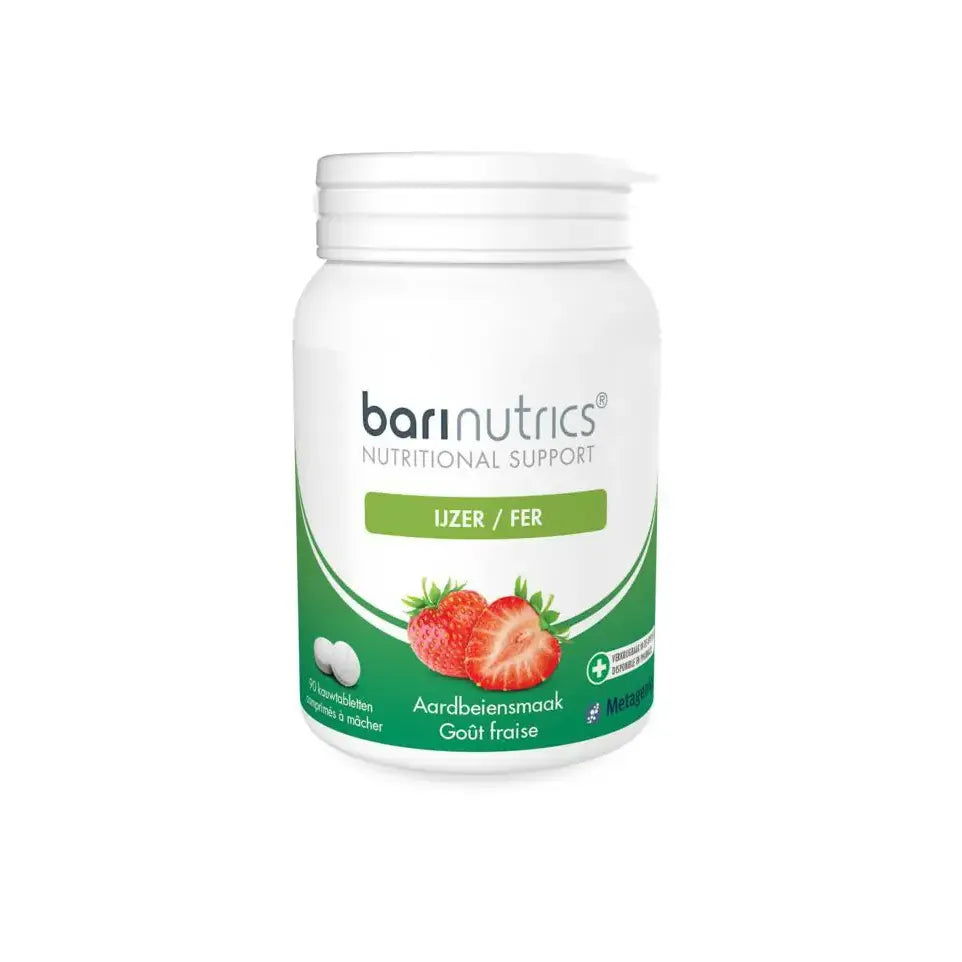Metagenics IJzer aardbei 90 kauwtabletten