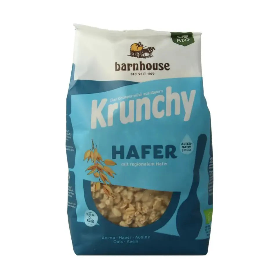 Barnhouse Krunchy pur haver 375 gram
