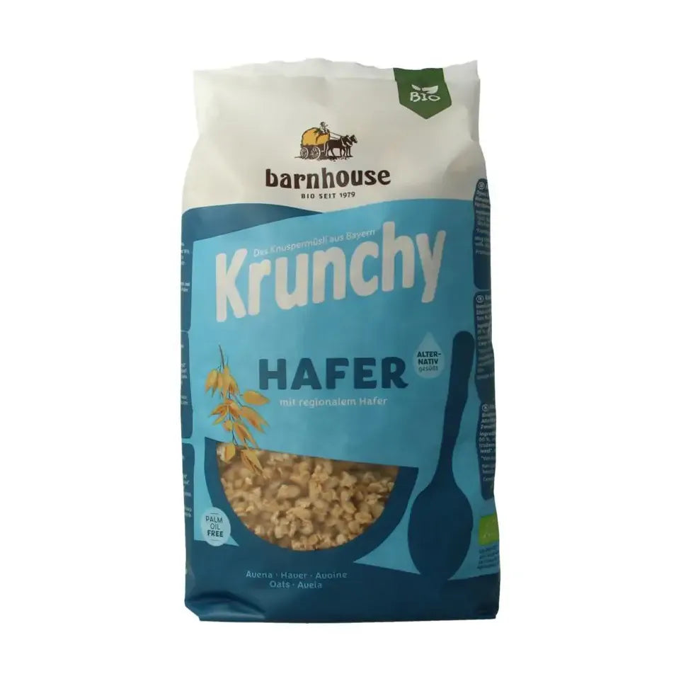 Barnhouse Krunchy pur haver zonder toegevoegde suikers 750 gram