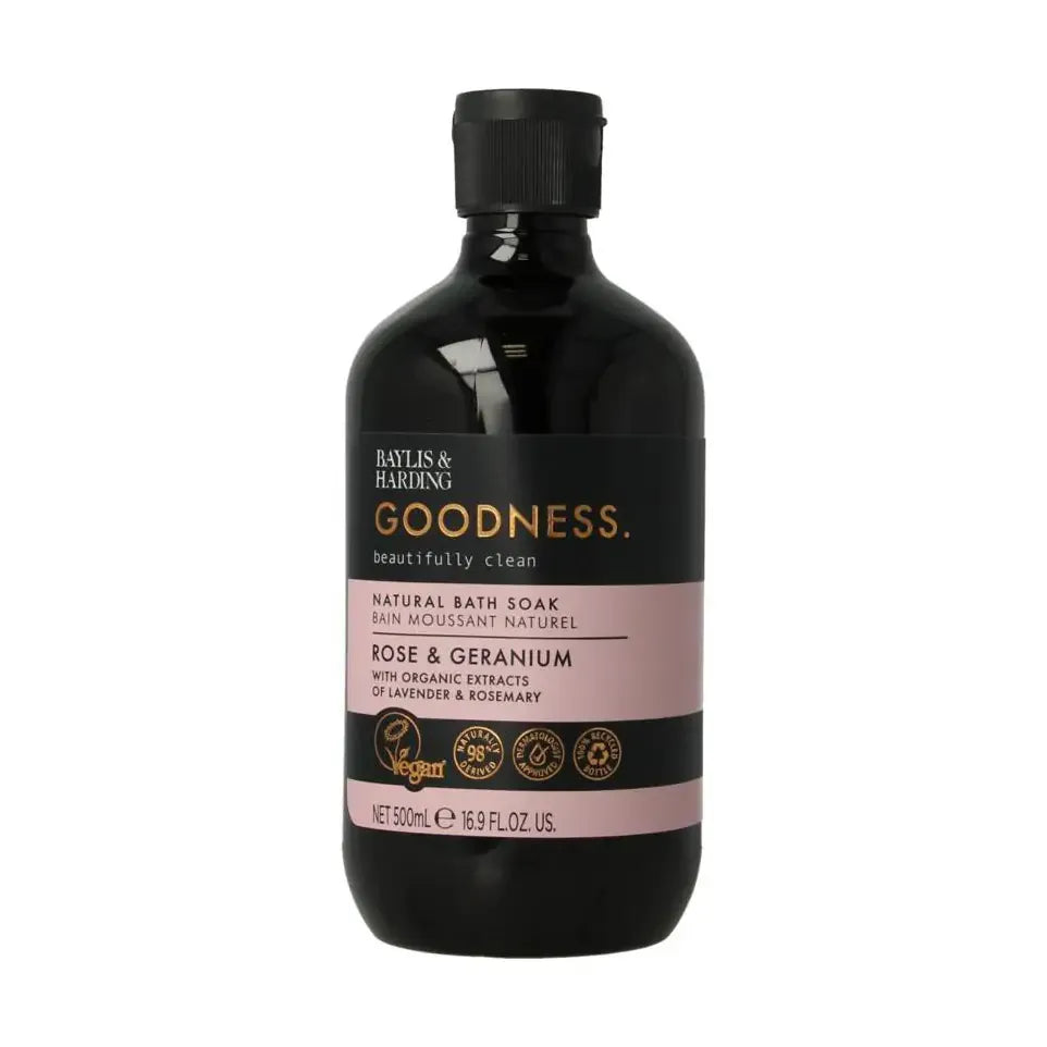 Baylis & Harding Bath soak goodness rose & geranium 500 ml