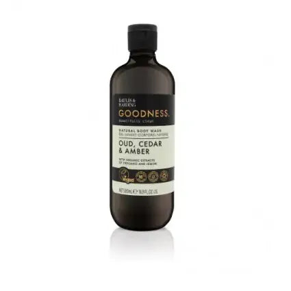 Baylis & Harding bodywash oud cedar & amber 500 ml