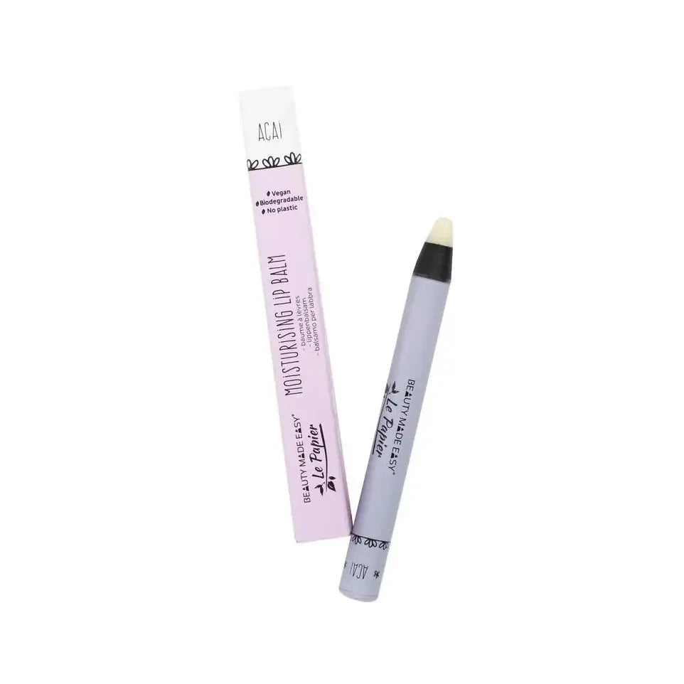 Beauty Made Easy Le papier lipbalm acai moisturizing 6 gram