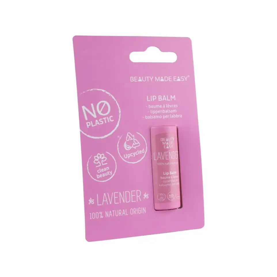 Beauty Made Easy Papertube lipbalm lavender 6 gram