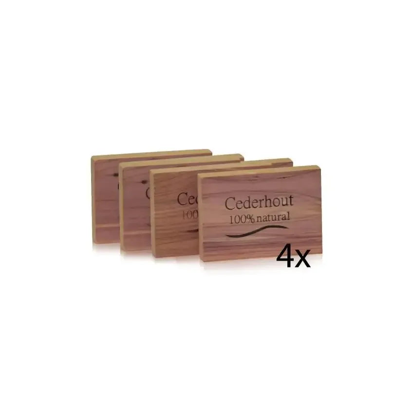 Beautylin Cederhout ladenblok 100% natuurlijk 4 stuks