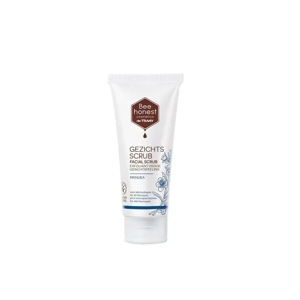 Traay Bee Honest Gezichtsscrub manuka 50 gram