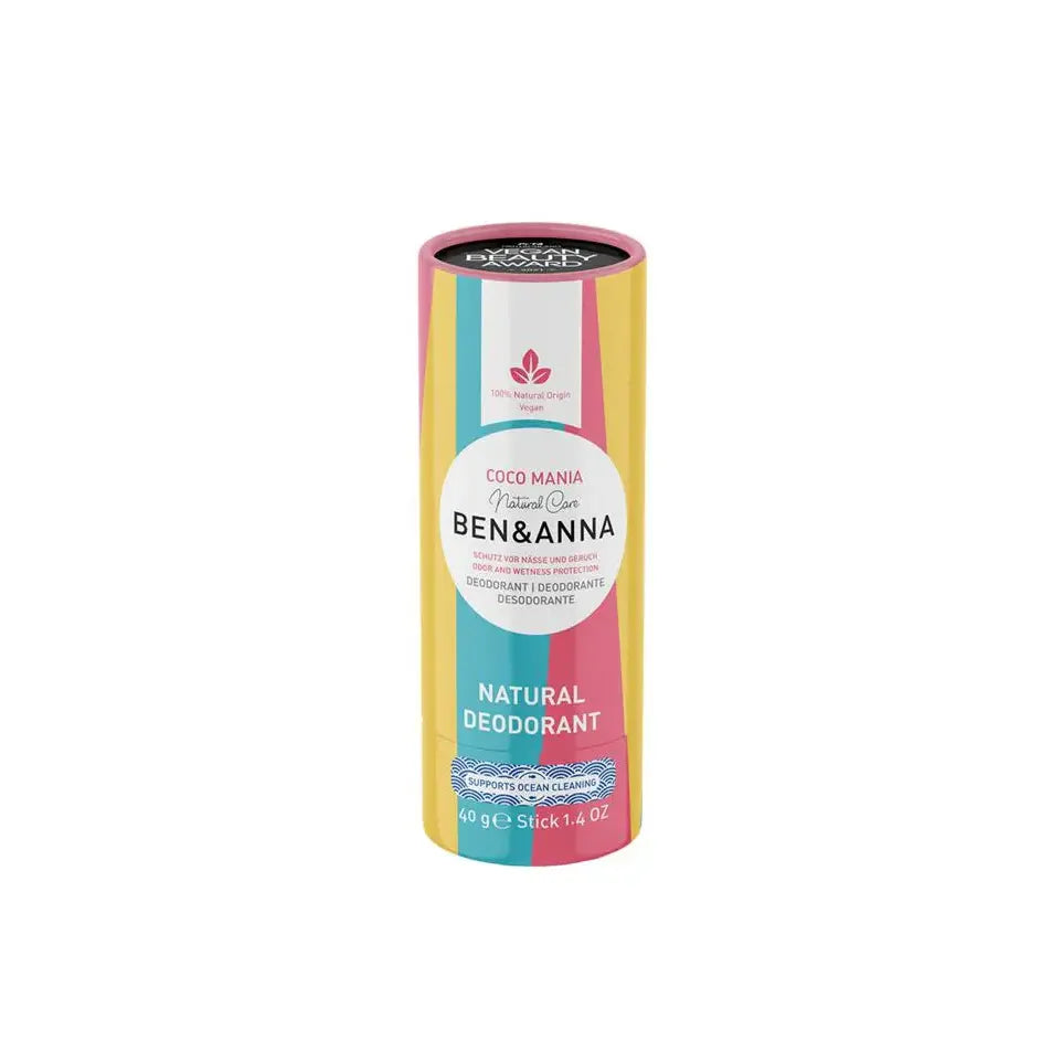Ben & Anna Deodorant coco mania papertube 40 gram