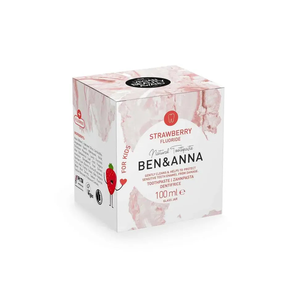 Ben & Anna Toothpaste strawberry with fluoride 100 ml