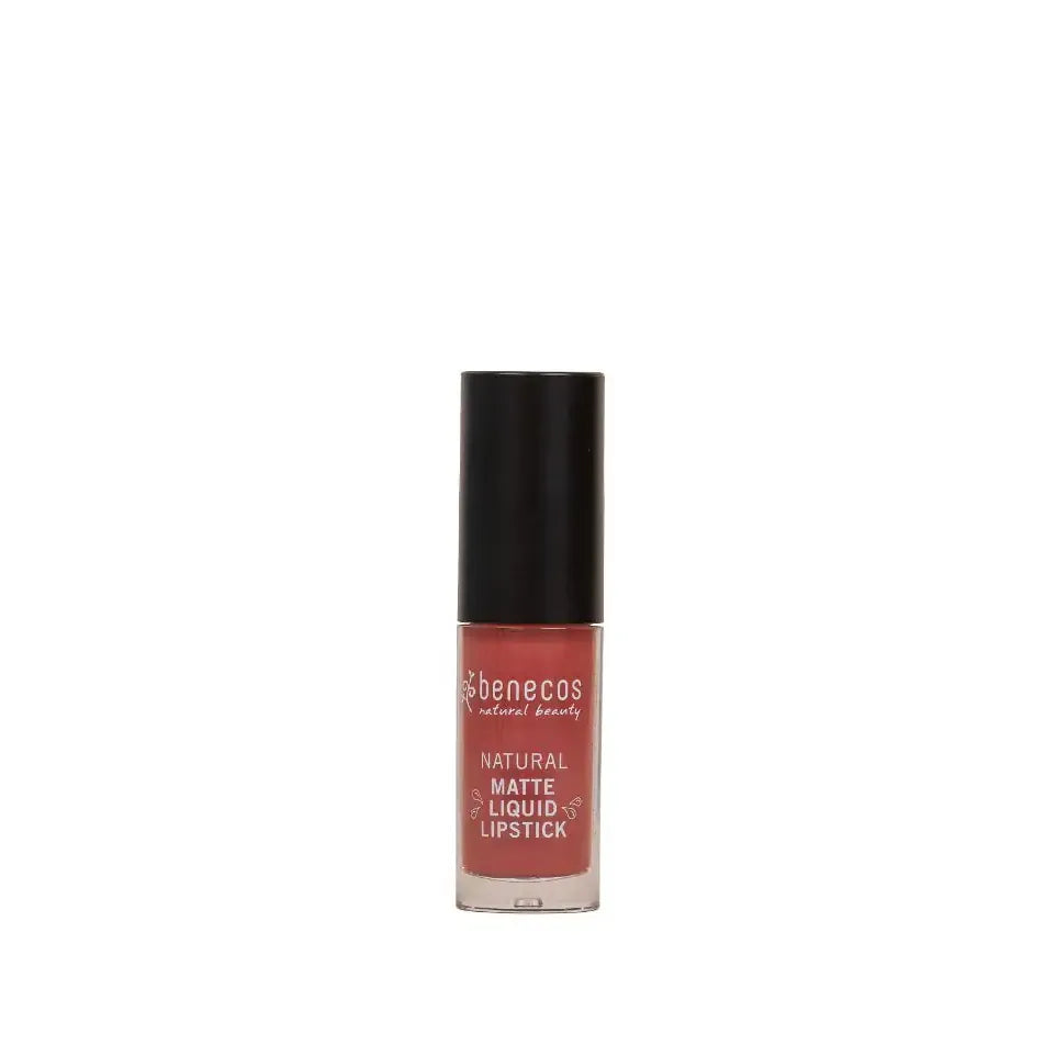Benecos Lippenstift liquid mat rosewood romance 5 ml