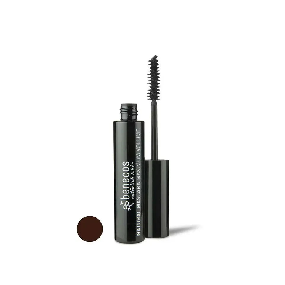 Benecos Mascara smooth bruin maximum volume 8 ml