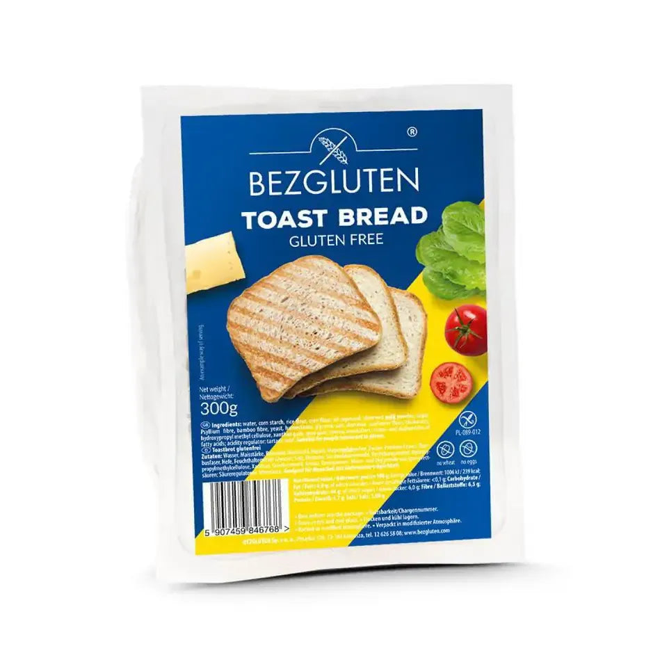 Bezgluten toast brood 300 gram