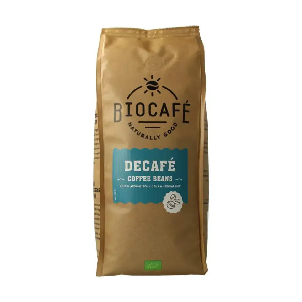 Biocafe Koffiebonen decafe bio 500 gram
