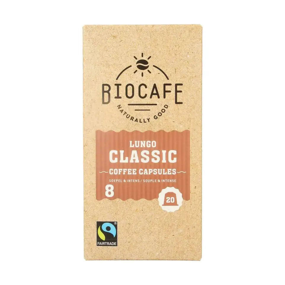 Biocafe Lungo capsules 20 stuks