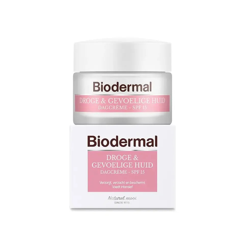 Biodermal Dagcreme droge en gevoelige huid 50 ml