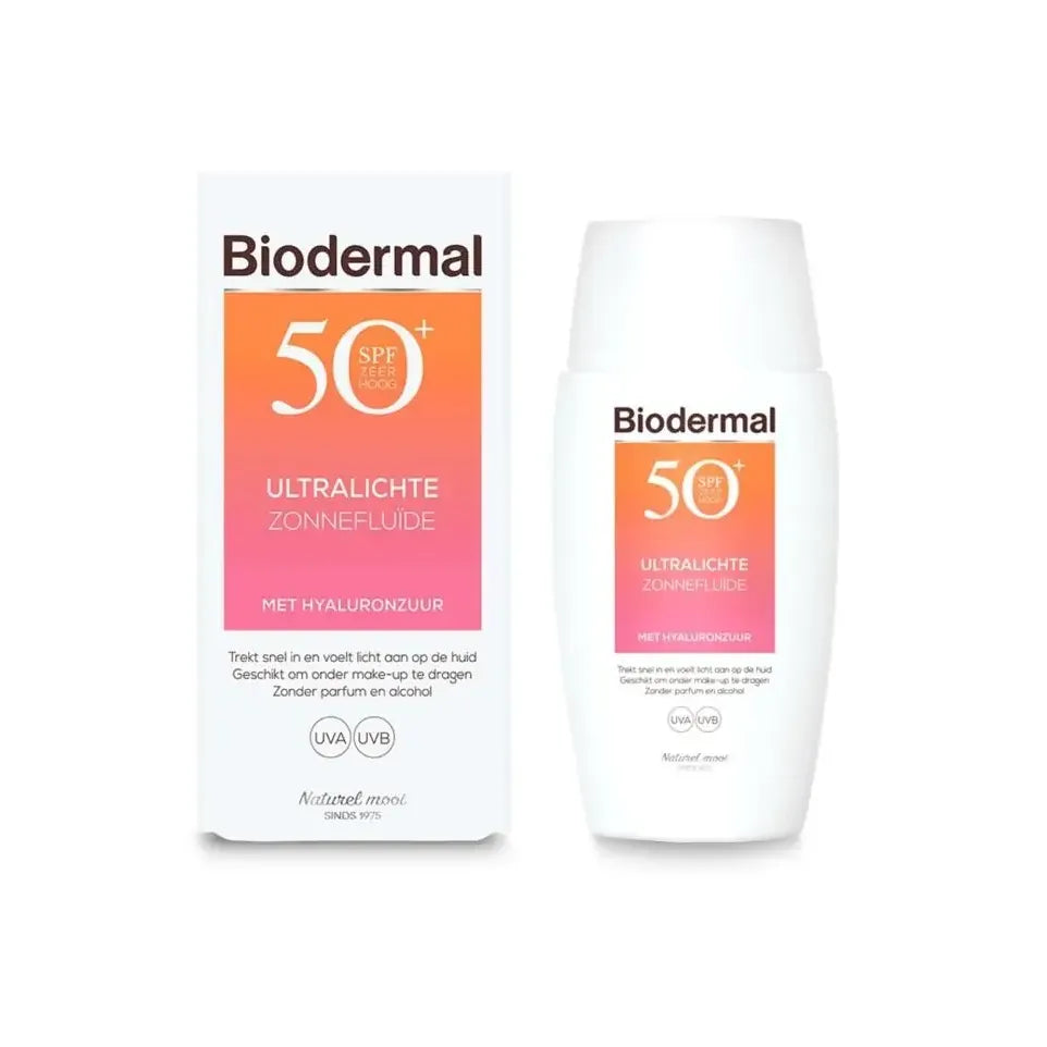 Biodermal Ultralichte Zonnefluide SPF50+ 40 ml