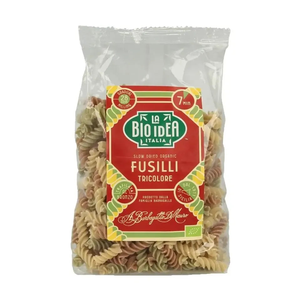 La Bio Idea Fusilli tricolore spirelli 500 gram