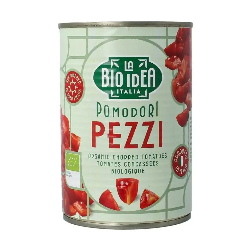 La Bio Idea Tomatenstukjes in blik 400 gram