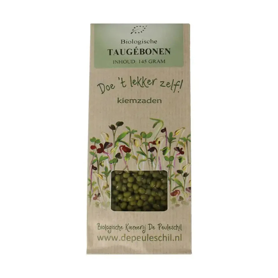 Biologische kiemerij De Peuleschil Taugebonen145 gram