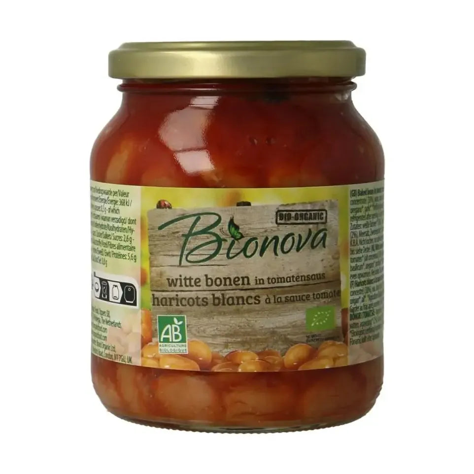 Bionova Witten bonen in tomatensaus 340 gram