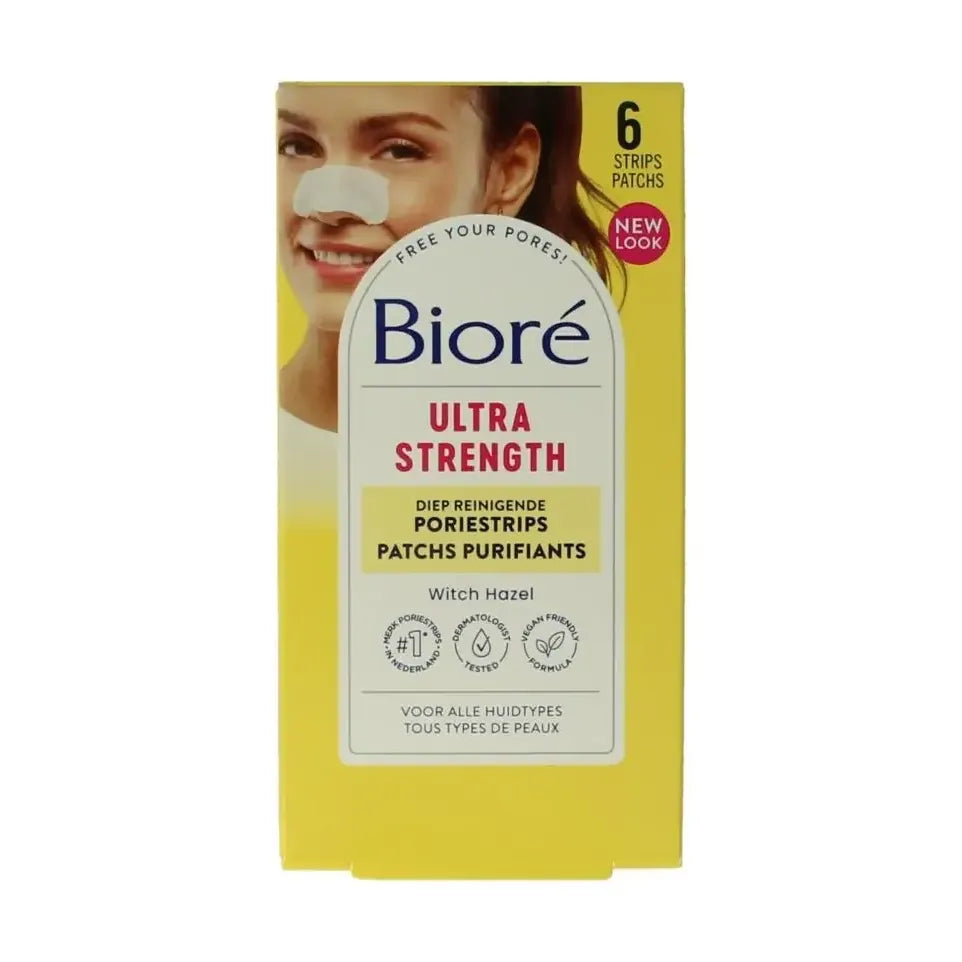 Biore Ultra diep reinigende strips 6 stuks