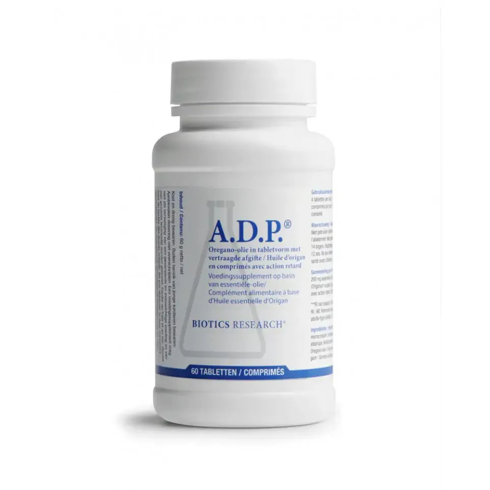 Biotics ADP Oregano Olie 60 tabletten (afbeelding 2)