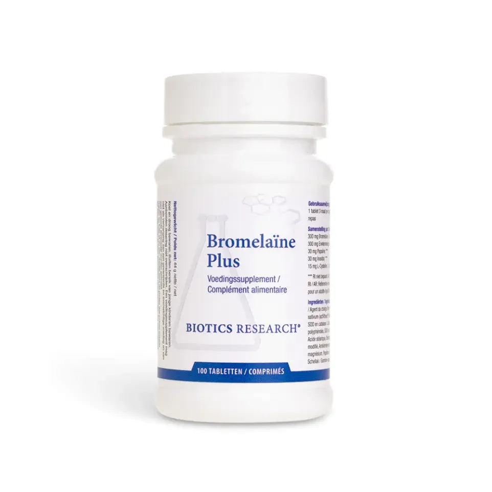 Biotics Bromelaine plus 100 tabletten