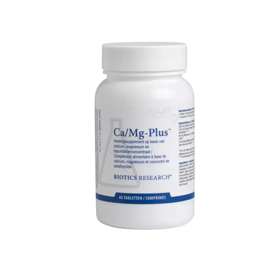 Biotics Calcium-en magnesiumcitraat plus 60 tabletten
