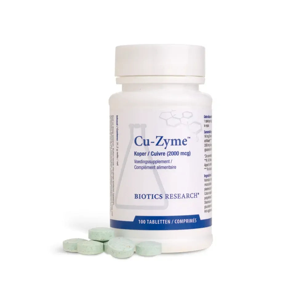 Biotics Cu-Zyme 2 mg 100 tabletten