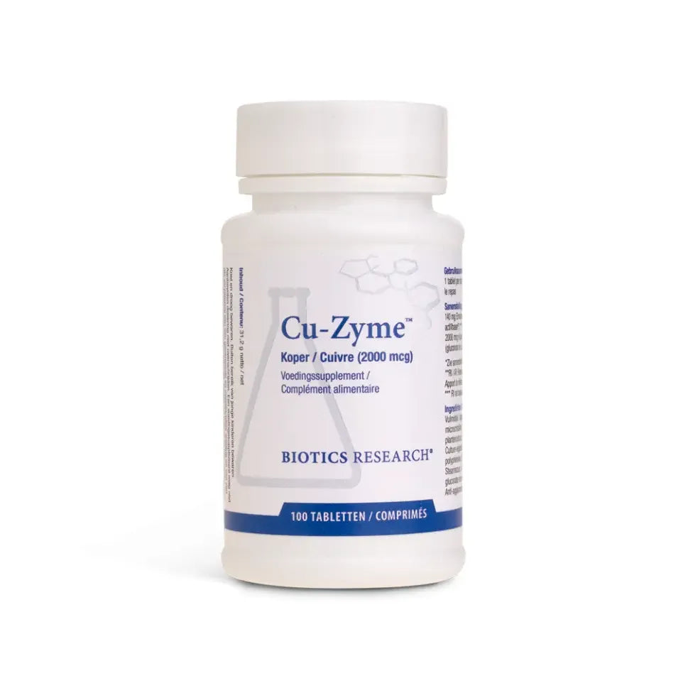 Biotics Cu-Zyme 2 mg 100 tabletten