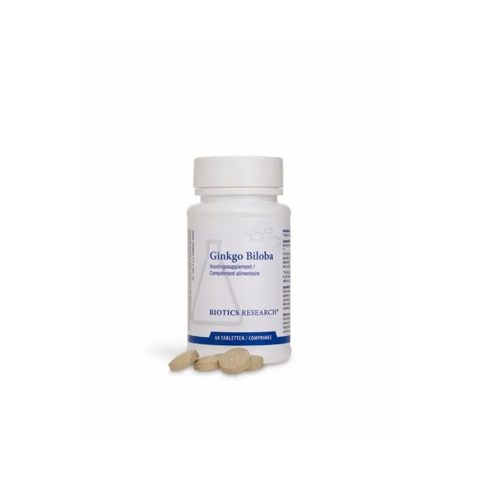 Biotics Ginkgo Biloba (24%) 60 tabletten