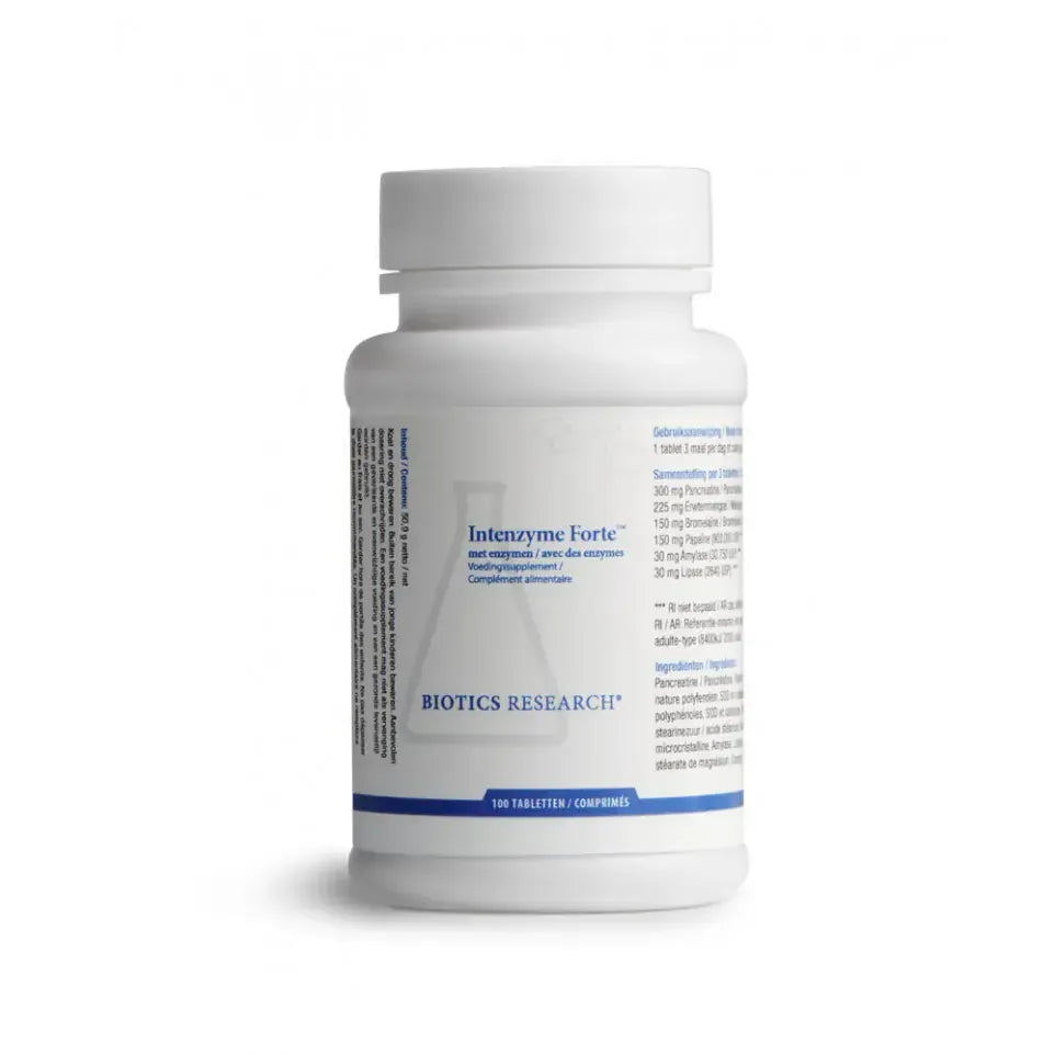 Biotics Intenzyme forte 100 tabletten (afbeelding 2)