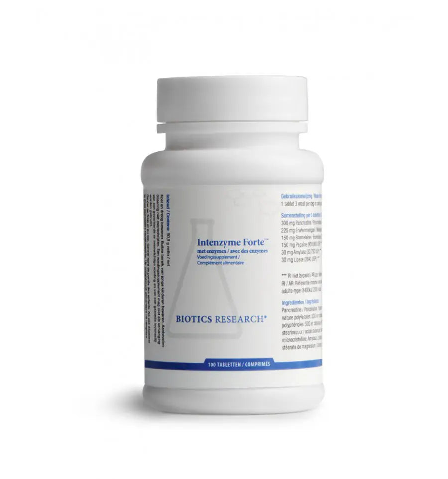 Biotics Intenzyme forte 100 tabletten (afbeelding 2)
