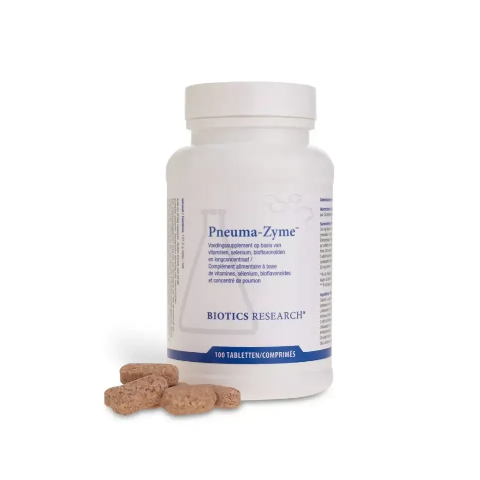 Biotics Pneuma-Zyme 100 tabletten