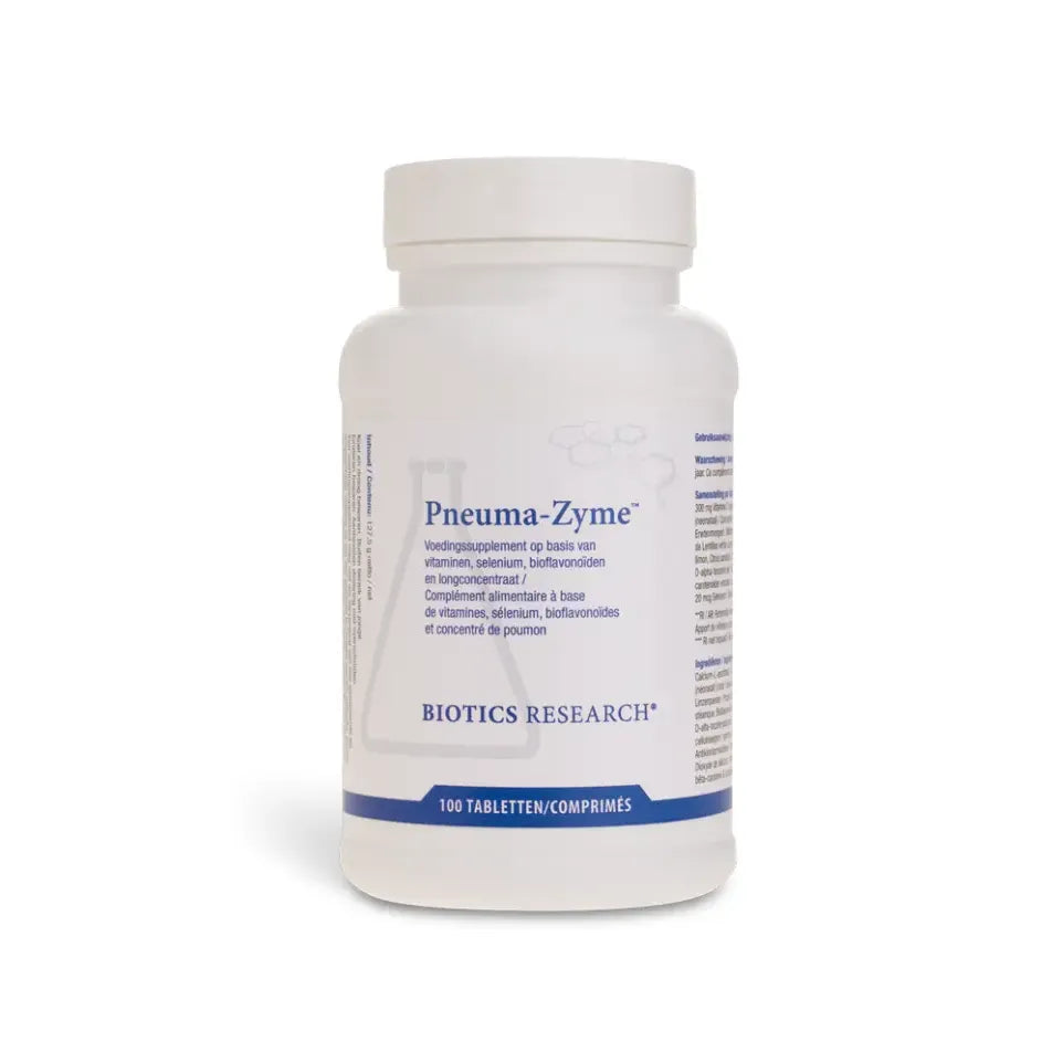 Biotics Pneuma-Zyme 100 tabletten