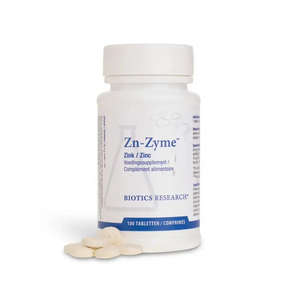 Biotics Zn-Zyme 15 mg 100 tabletten