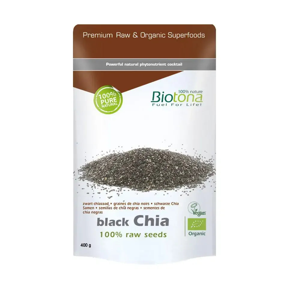 Biotona Black chia raw seeds 400 gram
