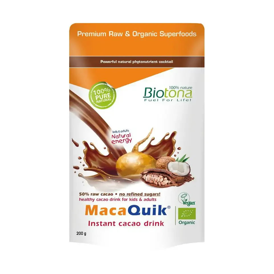 Biotona Macaquick instant cacao 200 gram