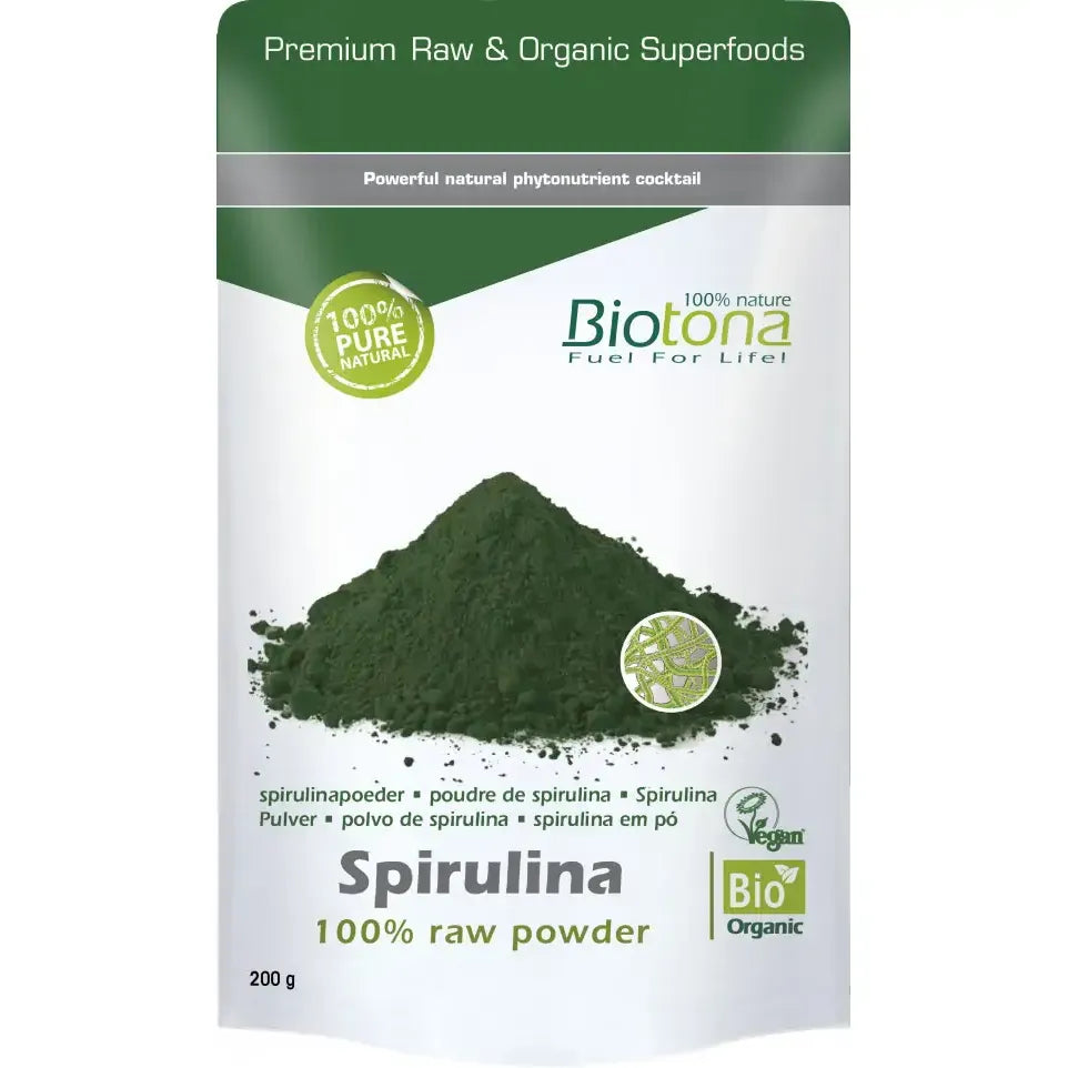 Biotona Spirulina raw powder 200 gram