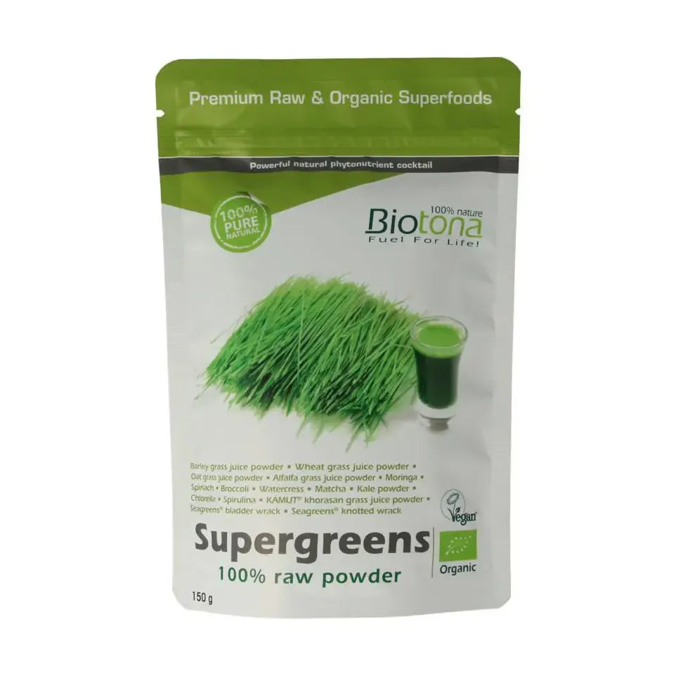 Biotona Supergreens raw powder 150 gram
