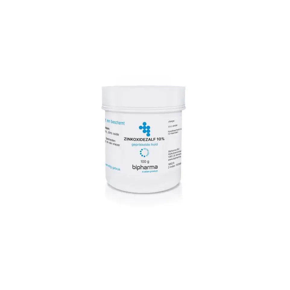 Bipharma Zinkoxidezalf 10% 100 gram