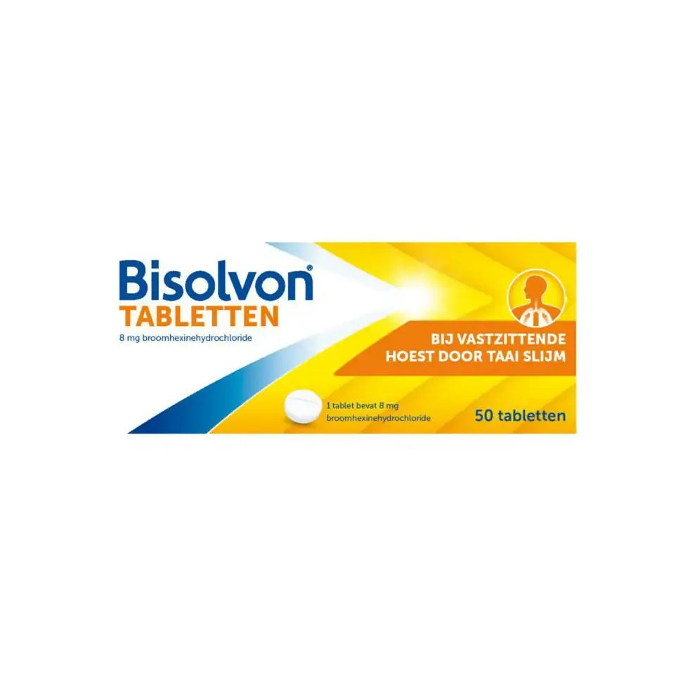 Bisolvon Broomhexinehydrochloride 8 mg 50 tabletten