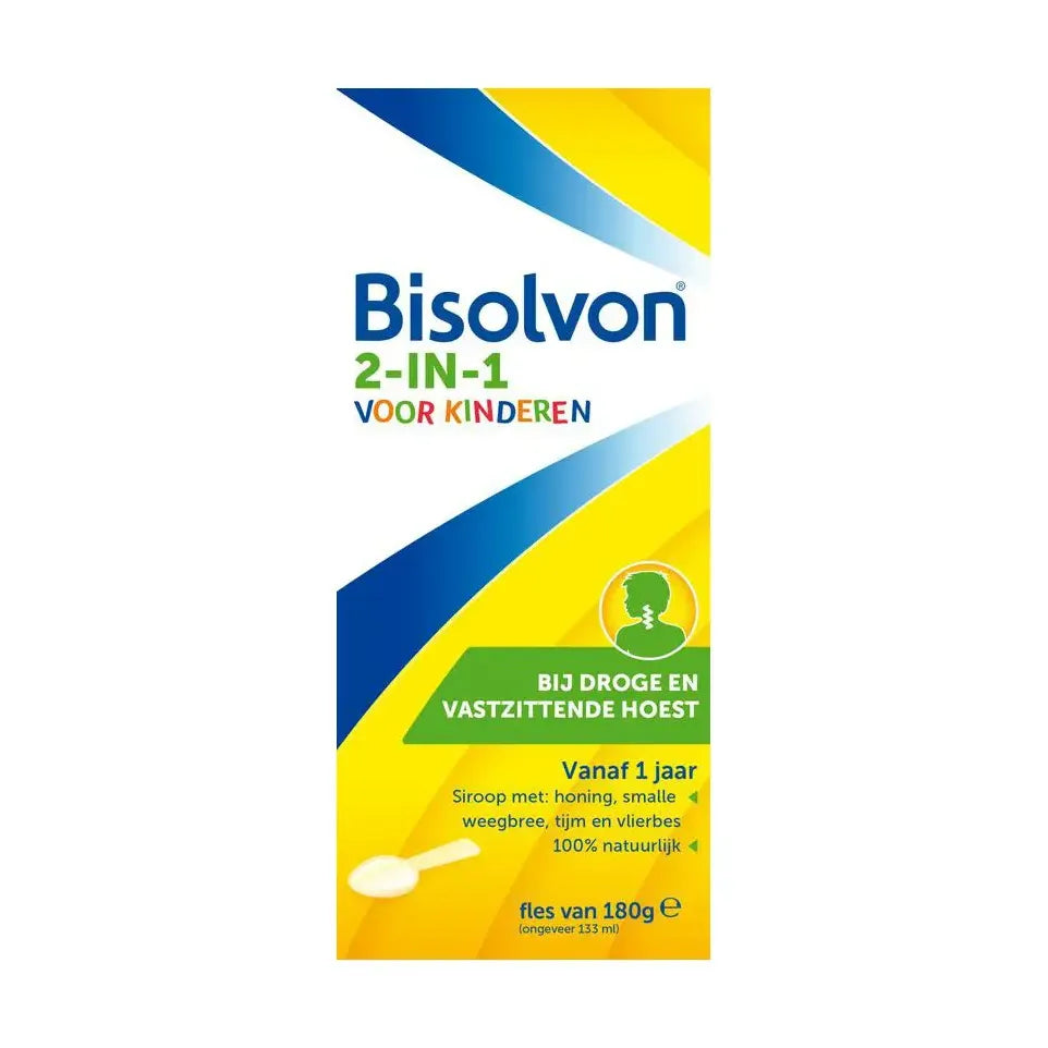 Bisolvon Drank 2-in-1 kind 133 ml