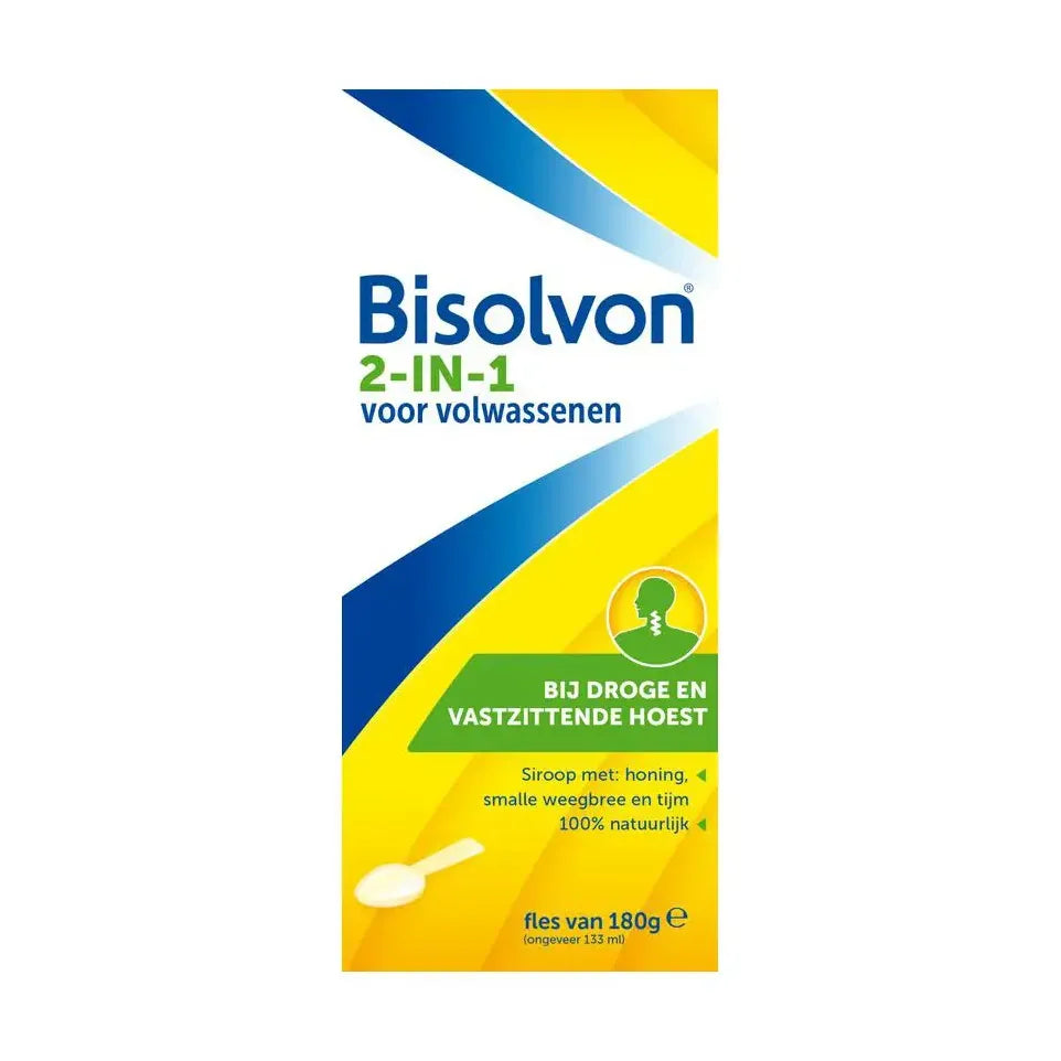 Bisolvon Drank 2-in-1 volwassenen 133 ml